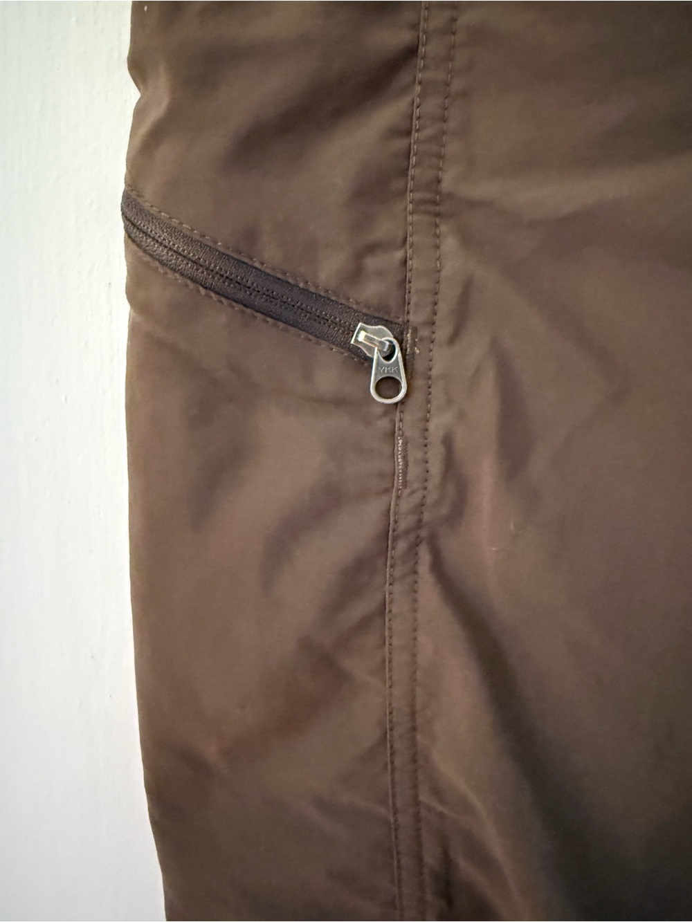 Patagonia Brown Athletic Shorts with Integrated Waist Buckle - Picture 4 of 6